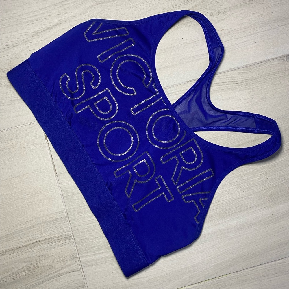 PINK Victoria's Secret Vibrant Blue Sports Bra